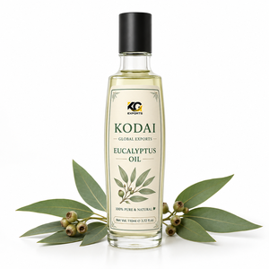 Aceite de Eucalipto Kodai 100% Puro y Natural, Aceite Esencial Herbal de Tamil Nadu, Multifuncional para el Cuidado de la Piel y Aromaterapia - Product Image 1