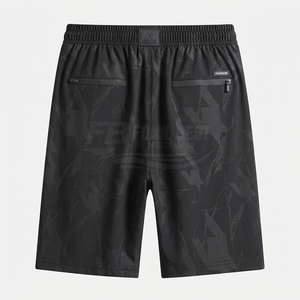 Shorts de sport pour homme 100% coton, taille mi-haute, respirants, en soie glacée, fins, à séchage rapide, avec taille élastique, pour l'été - Product Image 3
