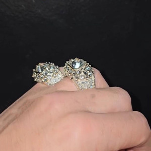 Anillo de Diamantes Moissanite con Corte Inverso Personalizado, Estilo Hip Hop, Chapado en Rodio, Plata de Ley 925, Unisex, para Hombre y Mujer, Regalos de Joyería - Product Image 4