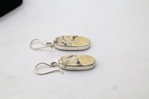 Pendientes de Aro de Ágata Natural con Plata Alemana – Joyería Artesanal de Aro con Piedras Preciosas para Mujer - Product Image 5