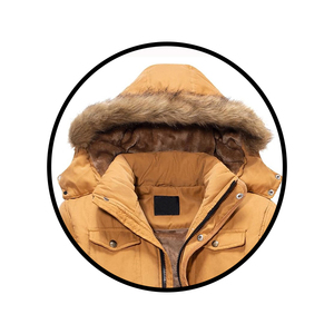 Nouvelle parka d'hiver pour homme, épaisse et chaude, à capuche, en polaire, vestes pour homme, vêtements d'extérieur, manteaux épais et chauds - Product Image 6