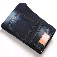 Proveedor Mayorista de Pantalones Vaqueros Premium para Hombre, Corte Slim Recto, Casuales, Azules, 100% Algodón, Tejido Ecológico de Invierno
