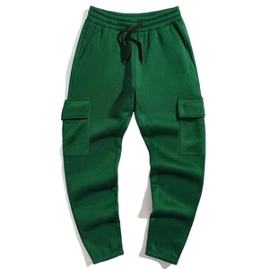 Pantalones Deportivos de Lona con Bolsillos Estilo Cargo Casuales para Hombre, Más Vendidos, Transpirables, de Secado Rápido, Cintura Elástica - Product Image 1