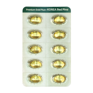 Cápsulas de Aceite de Agujas de Pino Rojo Coreano Premium Gold Blister-Type con Vitamina E (1-3 tomas diarias) 60 Cápsulas OEM Friendly Body - Product Image 3
