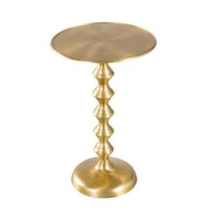 Table d'appoint compacte et fonctionnelle en métal avec surface supérieure lisse, idéale pour le café, les livres, les plantes et l'éclairage - Product Image 6