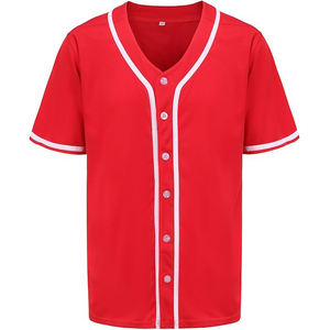 Uniformes de baseball performants en polyester multi-structure pour la préservation de la forme, avec panneaux arrière articulés - Product Image 1