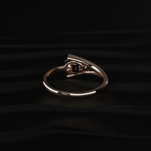 Anillo de Diamante Cultivado en Laboratorio con Corte Pera, Certificado IGI, Color D E F, Oro Amarillo, Oro Blanco, Oro Rosa, Plata de Ley, Anillo de Compromiso - Product Image 3