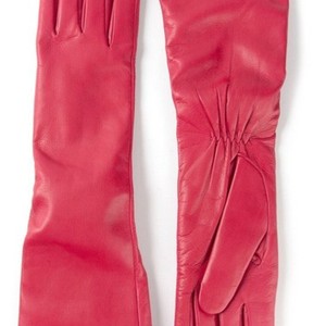 Gants longs en cuir PU pour femme, style ville, mode féminine, super longs, pour robe - Product Image 3
