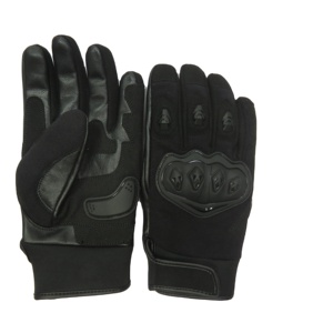 Guantes de invierno de cuero para motocicleta, ligeros, impermeables, transpirables, para hombre, guantes de carreras. - Product Image 1