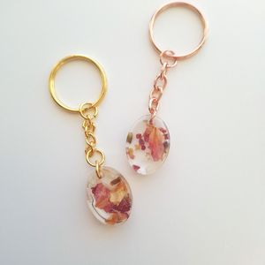Resin Key Ring Featuring Miniature Fruit Decoration With Strong Metal Ring For Everyday Key Organization - Product Image 2