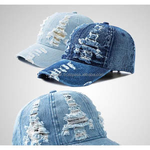 Personalizado al aire libre arena lavado desgastado vaquero gorra de béisbol bordado estilo Hip Hop transpirable tela impermeable al por mayor - Product Image 2