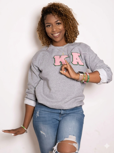 Fabricant OEM ODM personnalisé de pulls pour femmes, pulls en tricot, pulls de sororité rose et vert, pulls aztèques pour femmes - Product Image 3