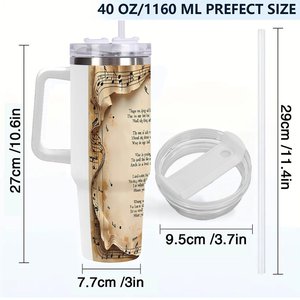 Vaso Térmico Personalizado de 40oz con Logotipo para Aniversario Corporativo, Cápsula del Tiempo - Product Image 4