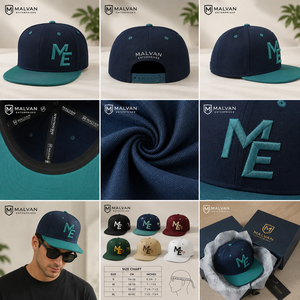 Gorras Snapback Personalizadas 2024 con Bordado 3D, Logotipo al por Mayor, Unisex, 100% Algodón, Gorras Ajustadas, Deportivas, para Exteriores, de 6 Paneles - Product Image 6