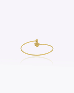 Brazalete Danta Gems Seraphic Curve, Elegante Diseño en Oro de 14K con Diamantes Polki, Ajustable y Moderno para Mujer, Premium - Product Image 2