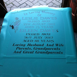 Film de pochoir de sablage pour les surfaces de verre et de granit - Product Image 4