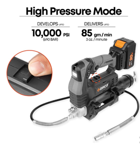 Pistola de Engrase Manual GROZ BGG de 20V con Transferencia de Fluido Ultra Precisa para Aplicaciones Aeroespaciales - Product Image 2