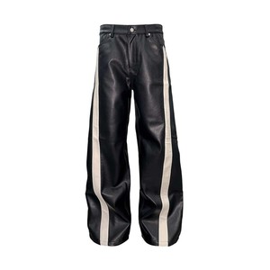 Meilleures ventes 2026 – Pantalon en cuir de vachette au design classique, style européen/américain, très tendance - Product Image 6