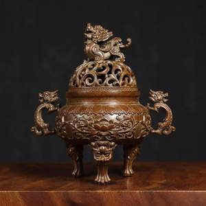 Luxury Home Scent Centerpiece Bakhoor <b>Incense</b> <b>Burner</b> Designed for Oud Wood and Decorative Impact - Product Image 1
