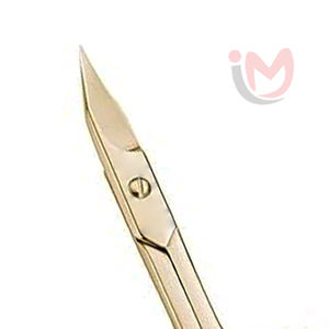 Ciseaux à cuticules professionnels en acier inoxydable courbé et tranchant pour les soins des ongles, utilisation en salon de beauté, durables pour la manucure et la pédicure - Product Image 2