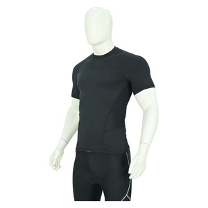 Chemises de compression sur mesure pour hommes et femmes, de haute qualité, 100 % polyester et coton, pour l'entraînement en salle de sport. - Product Image 1
