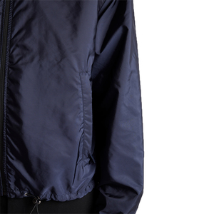 Veste à capuche réversible en nylon recyclé de qualité supérieure pour homme, coupe ample, fermeture éclair intégrale, coupe-vent, fabrication OEM personnalisée de luxe - Product Image 6