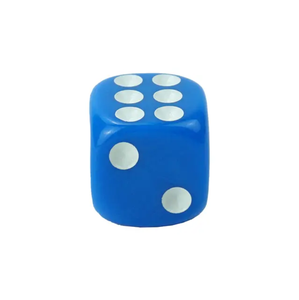 Accessoires d'artisanat en résine colorés personnalisés haute performance, dés de casino avec points pour le jeu - Product Image 3