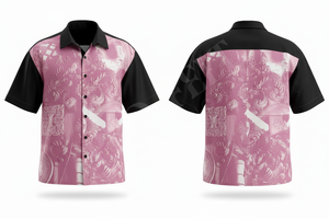 Unique Design Summer Fashion Stylish Customized Made Floral Design Dress Shirt Short Sleeve Button-<b>Down</b> Casual OEM ODM Shirts - Product Image 5