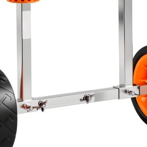 Carrello per Kayak con Capacità di Carico di 250 Libbre, Smontabile, Carrello per Canoa con Ruote in Gomma Piena da 7,5 Pollici e Cavalletto - Product Image 5