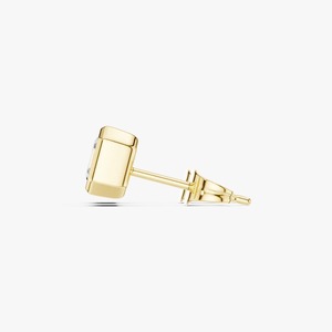 Pendientes de Diamante Cultivado en Laboratorio con Corte Asscher de 1.5CTW, Engastados en Oro Amarillo de 9K, Joyería Fina al por Mayor OEM - Product Image 6