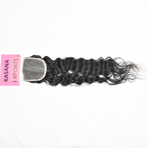 Extensiones de Cabello Humano Natural Negro para Mujer, Cierre 4x4, Sin Procesar, Vietnamita, Sin Fabricación, Color Natural, Venta al por Mayor - Product Image 3
