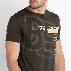 Designer Mixed Emotion Men's Streetwear Heavyweight 100% Cotton Retro <b>Graffiti</b> Print Loose Short Sleeve <b>T</b>-<b>shirt</b> with Diamonds - Product Image 6