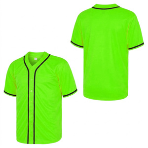 Maillot de baseball personnalisé à boutons, uniformes de softball sublimés, chemise de sport respirante pour équipes, vente en gros, vêtements de sport OEM - Product Image 1