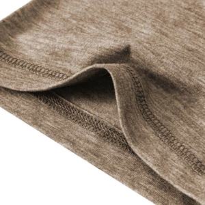 Sudadera de manga larga con cuello en V para hombre, Jersey masculino de estilo informal con botones, camiseta lisa y suave a la moda ligera - Product Image 5