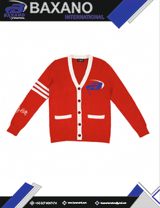 เดลต้า |   ซิกมา |   เสื้อคาร์ดิแกนถักไหมพรมลำลองสำหรับฤดูหนาว Theta Sorority  ผ้าอะคริลิก 100% ปักลายเสื้อคาร์ดิแกนถักไหมพรมสำหรับผู้หญิง - Product Image 4