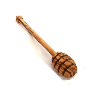 Reposacucharas de madera hecho a mano con patrón de vetas naturales para apicultura y uso en la cocina - Product Image 2