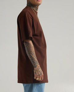 T-shirt vintage en jersey 100 % coton écologique, personnalisable, tendance 2026, vente en gros, fabricant, logo personnalisé, directement de l'usine, OEM - Product Image 3