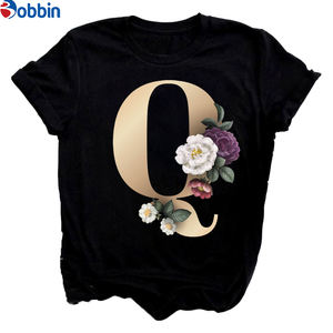 Camiseta de Moda para Mujer, Nueva Camiseta de Verano para Parejas, Ropa Transpirable con Estampado de Alfabeto, Combinación de Letras con Nombre Personalizado - Product Image 5