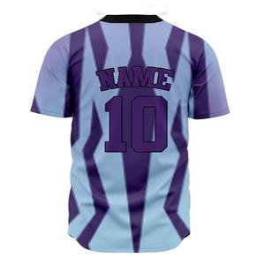 Nouveau Maillot de Baseball Unisexe Respirant Grande Taille Personnalisable Nom d'Équipe Design Personnalisé Séchage Rapide Haute Qualité Léger - Product Image 6