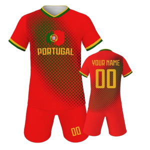 Maillot de football pour hommes, personnalisable avec nom d'équipe, logo, numéro, découpe automatisée, personnalisé, OEM, haute qualité, respirant, tenue de football courte - Product Image 4