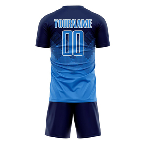 Ensemble d'uniformes de football personnalisés de style actuel pour hommes adultes, haute qualité, séchage rapide, 100% polyester avec personnalisation - Product Image 5