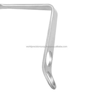 Écarteur de genou manuel en acier inoxydable, 9 1/2 pouces, 17x34mm, 90 degrés, instrument chirurgical orthopédique à extrémité émoussée ou tranchante pour TKR - Product Image 3