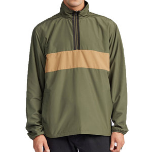 <b>Waterproof</b> Hooded Half Zip Plus Size <b>Thin</b> Zipper Customized Windbreaker Men Outdoor Hiking Reversible Front Logo Winter <b>Jacket</b> - Product Image 5