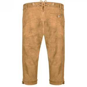 Shorts en cuir traditionnels pour hommes, style Oktoberfest, Lederhosen, style bavarois. - Product Image 2