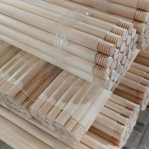 Oferta Especial: Mango de Escoba de Madera de Pino con Superficie Pulida, Extremo Roscado y Extremo Redondeado, Mango de Limpieza con Agarre Cómodo - Product Image 6