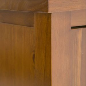 Mueble Bajo de Almacenamiento Color Marrón Dorado Claro con Diseño Shaker Cálido para Sala de Estar - Product Image 4