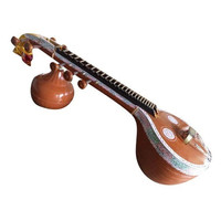 Veena Jackwood ottu 3 pcs. With Wooden Crate Box stringed instrument
