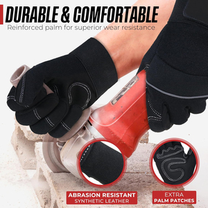 Guantes de Trabajo de Seguridad para Mecánicos, con Pantalla Táctil, Flexibles, Antideslizantes en la Palma, Transpirables, para Trabajo en Almacenes - Product Image 2