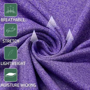 Chemises de sport à manches longues pour hommes, sweat-shirt à demi-zip, hauts de fitness pour le jogging, respirants, compressifs, pour la course à pied - Product Image 6
