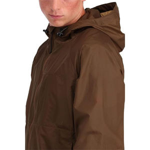 เสื้อแจ็คเก็ตกันลมคุณภาพสูงสำหรับผู้ชาย ฤดูหนาว น้ำหนักเบา บุด้วยโพลีเอสเตอร์ ระบายอากาศได้ดี มีฮู้ด สไตล์ลำลอง รับทำโลโก้ตามสั่ง (OEM) - Product Image 3